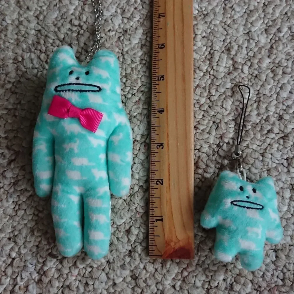 Craftholic Sloth bear double Plush Doll keychain with magnet - animal prints